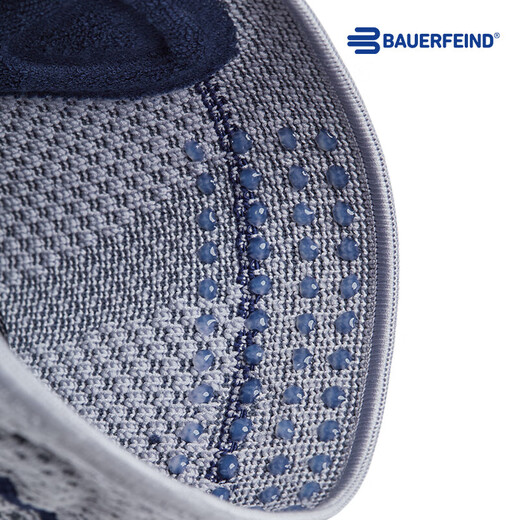 BAUERFEIND German professional sports kneepad basic model eighth generation new silver titanium anti-slip model 4.5