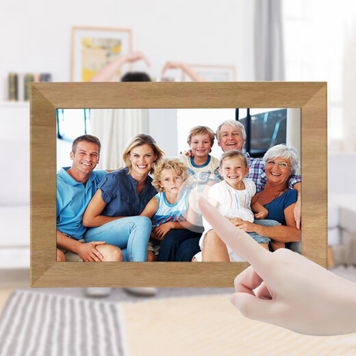 云智星10英寸数码相框电子相册触屏相片WiFi在线远程网络APP传送 10英寸白色32G内存