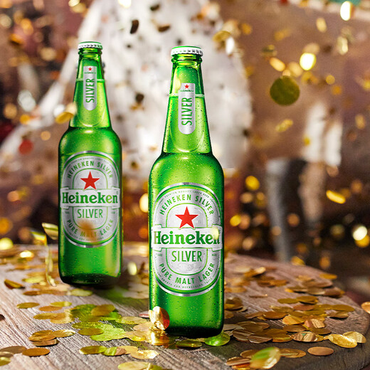 Heineken Star Silver Beer 500ml*12 bottles full box whole wheat brewing OCC