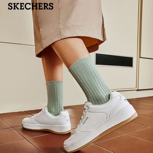 SKECHERS Men's Shoes Autumn Commuting Business Shoes Versatile Soft Soled Casual Sports Shoes Thick Soled Heightening Work Shoes 254011