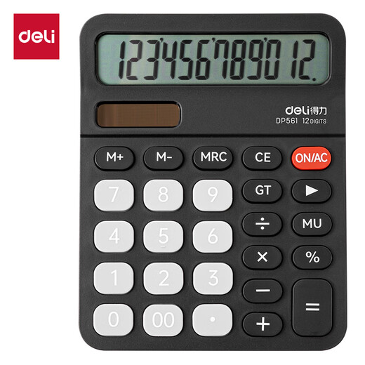 Deli DP561 desktop calculator (black) (1 unit)