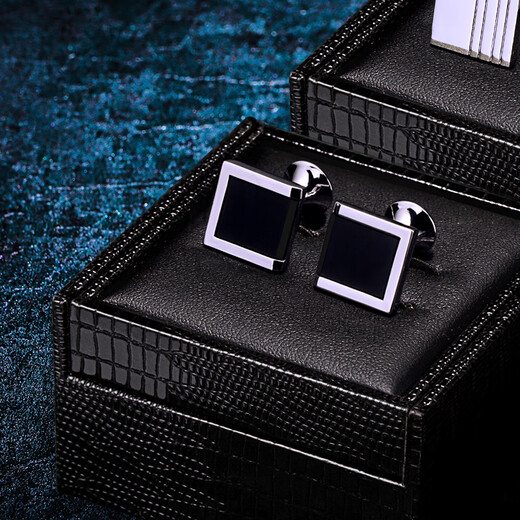 KFLK men's cufflinks, shirt cuff nails, metal cuff nails, French button nails, business shirt buttons, cufflinks classic version (button feet cannot be bent)