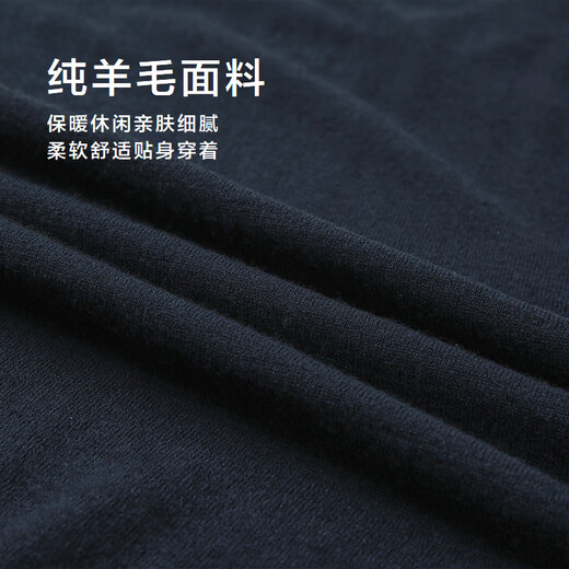 Heilan House Шерстяной свитер Жилет Легкий деловой жилет классической серии из чистой шерсти Мужской свитер Зимний мужской темно-синий 08 XL 180/96A Рекомендуется 151 ~ 164Jin Jin равен 0,5 кг