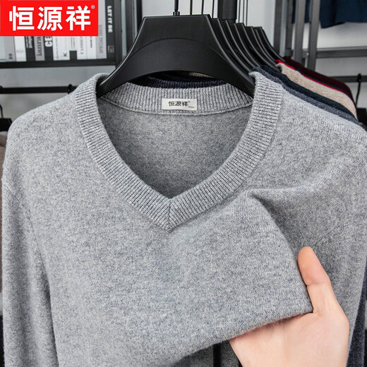 Hengyuanxiang 100% pure wool sweater men's new winter thickened half turtleneck warm zodiac year sweater middle-aged bottoming shirt