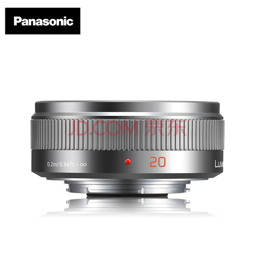 Panasonic 20mm F1.7 second generation fixed focus lens M43 mount biscuit head, convenient, compact and exquisite, online appearance, black