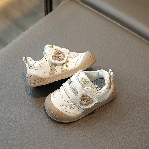 Terranis recommended by Yangma Baby Toddler Shoes Bear Breathable Soft Sole Anti-Slip 2025 Spring and Autumn Model 0 to 3 and a half Years Old Baby Boy Red 19_Inner Length 13.5cm