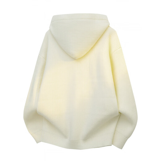 Pure (YISHion) American retro Henry collar hooded pullover for men in autumn and winter solid color loose sweater windproof warm sweater jacket 7020 fine anti-grey (upgrade) + velvet white (upgrade) 2XL