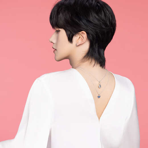 PANDORA Yellow Star Same Style Light Blue Round Earrings Bead Inlay Sparkling Earrings Fresh and Cute Gifts Birthday Gifts Light Blue Simple Earrings One Size