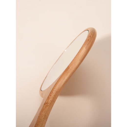 He Jiagong Nanzhu hand-held makeup mirror for beauty salons, special hand-held handle mirror for portable oral use, large size for touch-up at home, Nanzhu small size, suitable for portable use, Nanzhu small size, suitable for portable use