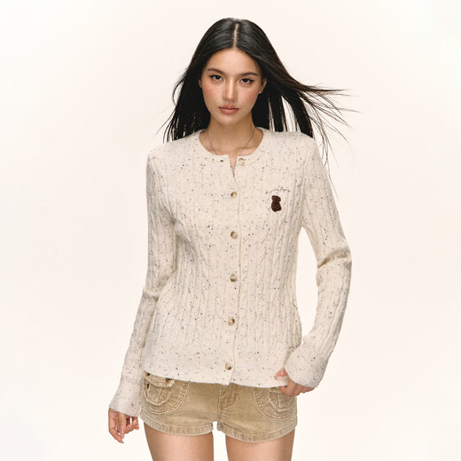 ARISEISMAriseism American retro design sweater beige XS