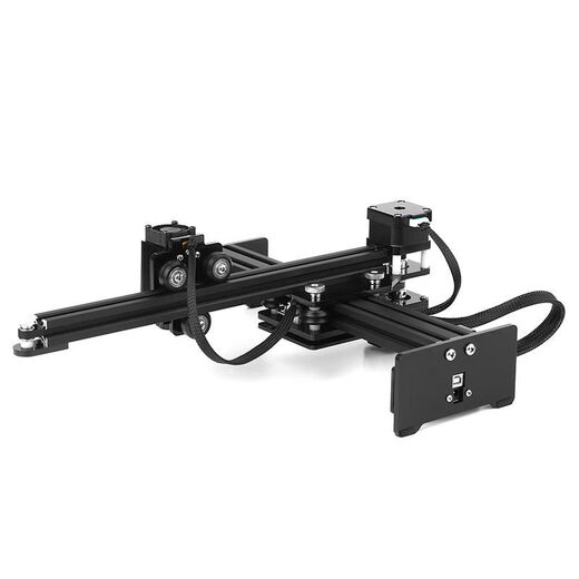 Laser engraving machine small portable desktop fully automatic engraving machine wood plastic metal small red light marking machine (single-arm model)