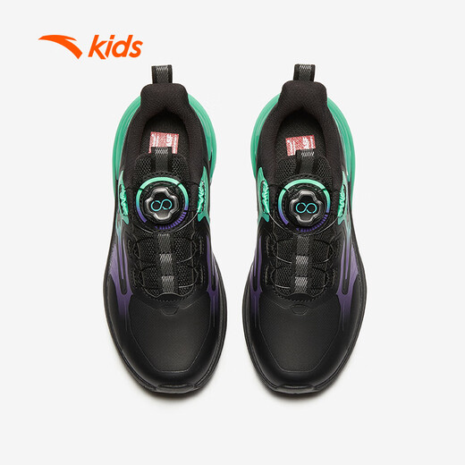 ANTA Children's Sports Shoes Boys' Shoes Red Flame Running Shoes 2025 Winter Leather Boys' Shoes Running Shoes A12545522