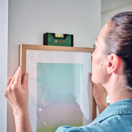 Bosch (BOSCH) level high-precision tilt angle balancer fan small tool aluminum alloy measuring ruler bubble level level 12cm