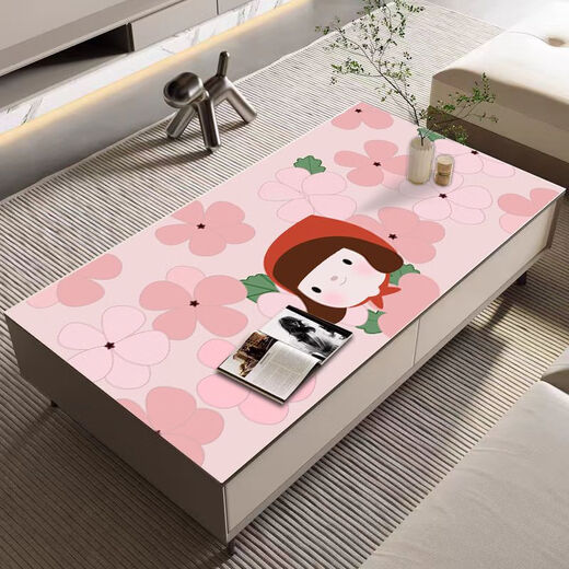 语森忆桌垫电脑桌书桌垫子学生儿童防水可擦洗学习写字梳妆台桌面保护办公桌布 加油英文 40*100厘米