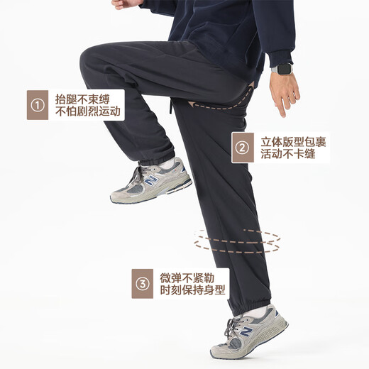 Jeanswest Polar Fleece Sweatpants Unisex Style 2025 Autumn and Winter Teenagers Students' Thickened Velvet Leggings Sports and Leisure Sweatpants Olive Green (Solid Color) L (175) (Priority for collection and purchase)