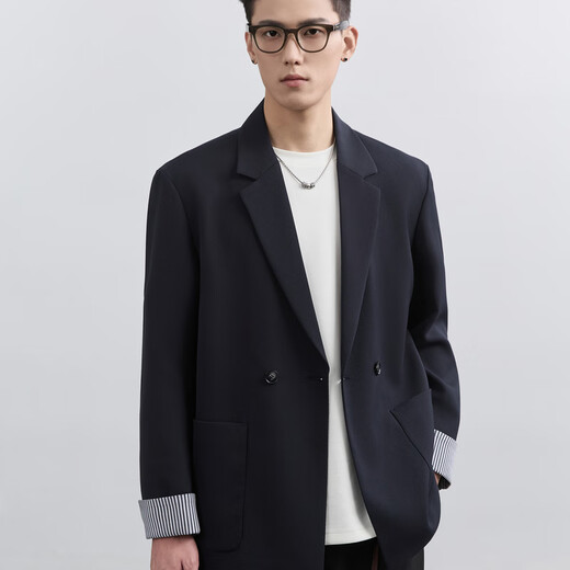 Earl Joel Casual Blazer Men's Suit's Men's High Deay Single Casual Wear Formal Wear Spring and Automne Loose Western Thin Style Engagement