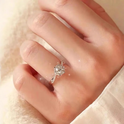 CEENIU couple rings, simulated Moissanite proposal diamond rings, wedding props, photo rings, a pair of adjustable rings for your girlfriend, a pair of simulated diamond rings, adjustable, and a ring box