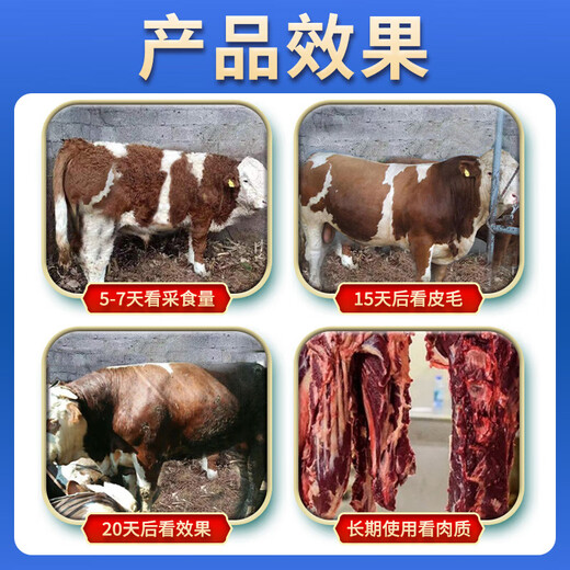 YINGMEIER cattle and sheep fattening ingredients feed additives beef cattle fattening and growth-promoting fertilizer premix No. 1 YINGMEIER cattle and sheep fattening ingredients * 5 boxes Buy 5 boxes and get 1 box free