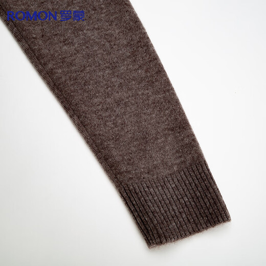 Romon 100% sheep wool basic half turtleneck woolen sweater, warm and comfortable autumn and winter base layer top for women