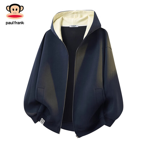 Big Mouth Monkey (paul frank) American hooded cardigan sweatshirt men's autumn new loose heavyweight trendy brand sports and leisure long-sleeved jacket clothes heather gray autumn new product XL recommended 135-145Jin Jin equals 0.5 kg