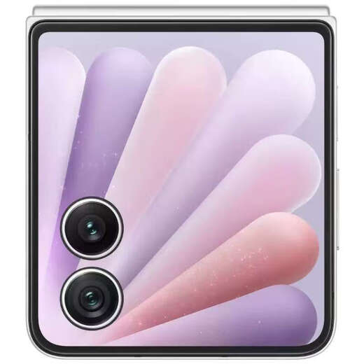 HONORMagicVFlip2 large selfie phone new product folding phone large external screen dual screen mobile phone Moon Shadow White 5G full network 12GB+512GB official standard nationwide warranty