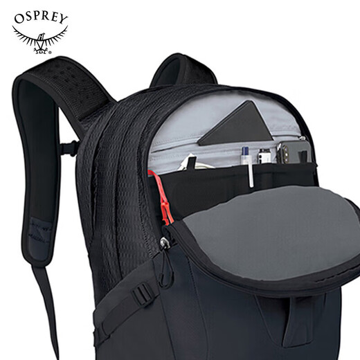 OSPREY 彗星30L双肩包户外徒步登山包通勤旅行包轻便背包 手提包 黑色