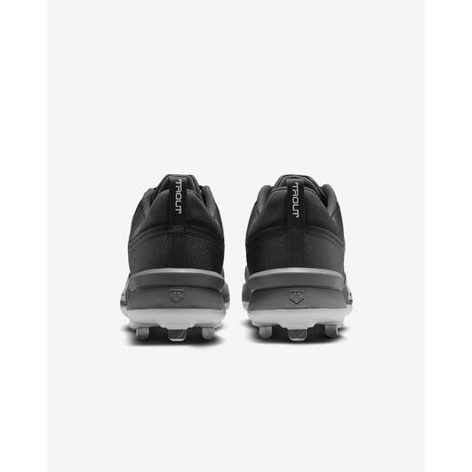 Nike (NIKE) baseball shoes men's Force Zoom Trout 9 grippy, wear-resistant, comfortable and breathable special sports shoes Black/Anthracite/White/Me 40