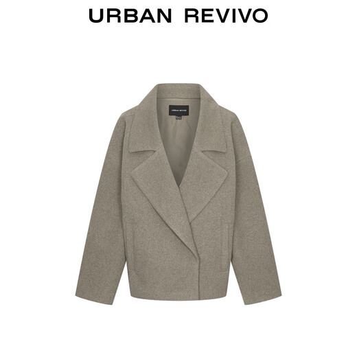 UR2025 new winter women's fashion trendy lapel pocket ultra-loose jacket UWJ150104