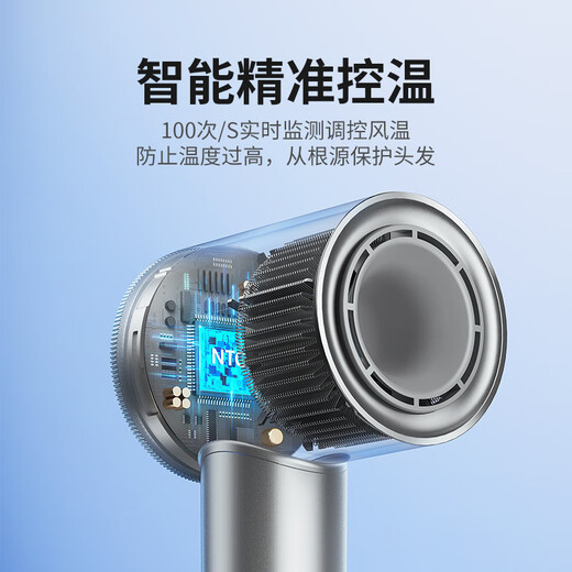 Lai Fen upgraded version National 3C certification丨5 billion negative ion hair care Official flagship high-speed hair dryer household high-power negative ion hair care high wind speed drying electric dryer Lai 33m cord length-five wind nozzles Remarks color or link