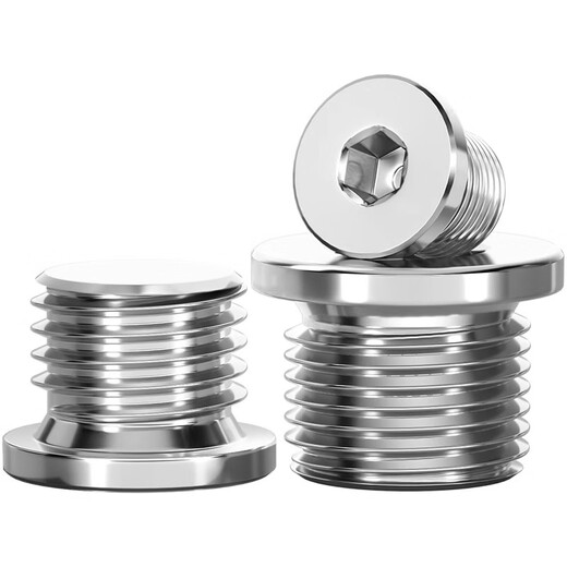 Tianzhuo Hardware 316L stainless steel with side pipe plug inner hexagonal flange oil plug bulk head G1 points 2 points 4 points 6 points 1 inch 2 M12*1.5 316L stainless steel