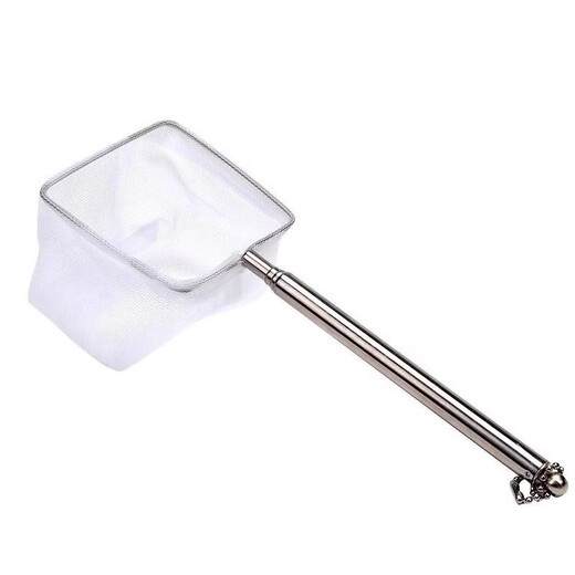 Fish fishing net, fish tank net, small fish fishing net, 3D fishing net, pocket mesh, retractable, firm and does not hurt fish, 3D fishing net, round small size, 1 pack, retractable