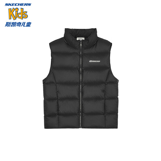 Skechers autumn and winter new style men's and women's duck down woven down jacket vest children's jacket L424K080
