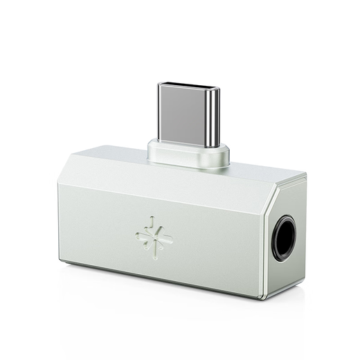 FiiO Snowmantian Tiny Decoder and Headphone Power Amplifier Tiny A Silver TC Charging + 3.5 Headphone Version