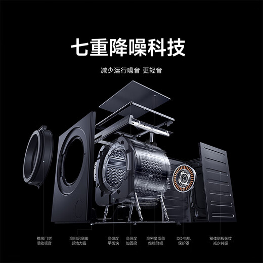 Mijia Xiaomi drum washing machine fully automatic 12kg large capacity ultra-thin embedded high washing ratio first level energy efficiency national subsidy XQG120MJ103