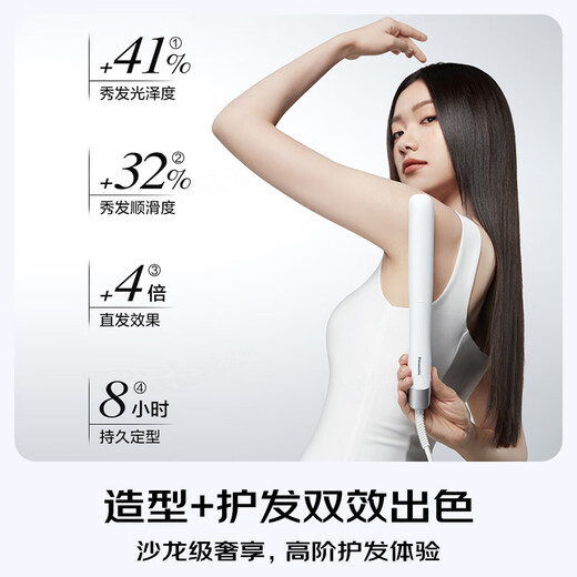 Panasonic glow stick straight clip bipolar ion multifunctional curling perm stick for men with short hair and bangs as a New Year gift for girls-EH-HV35