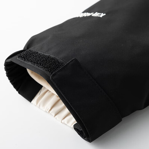 Luo Meng, three wears in one, removable hood, assault jacket, fleece liner, three-in-one windproof jacket, men's casual wear, warm white/black, male