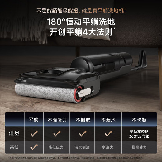 Chuimi T40ProMax floor washing machine household mopping machine sweeping machine washing and suction all-in-one machine automatic cleaning washing machine electric mop and floor scrubber all-in-one machine T20 Max flat lay - B2 appearance slight trial