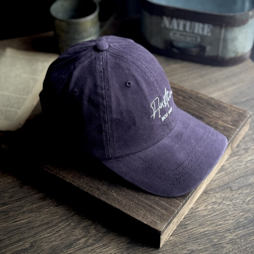 Bestguy/American style large fashion deep top baseball cap men's retro deepened peaked cap women's widened purple new soft violet adjustable (58-61cm)