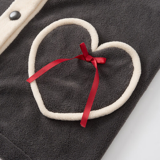 Fenton Pajamas Women's Anti-static Thickened Double-sided Velvet 25th Autumn and Winter New V-neck Cardigan Women's Warm Home Clothing Set