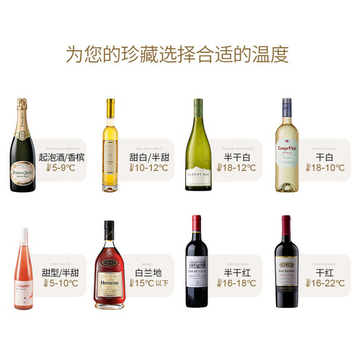 Vinocave wine cabinet constant temperature red wine cabinet air-cooled frost-free moisturizing wine Moutai wine tea cabinet refrigerated cabinet office multi-functional dual-temperature ice bar JC-158C