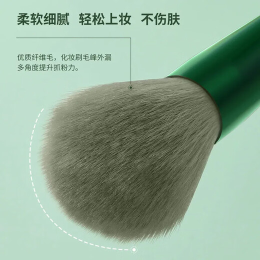 Makeup brush set, 13 pieces, Four Seasons Green soft-bristled powder brush, high-gloss blush brush, eye shadow brush, beauty tools, 8 pieces, small version of makeup brushes, blue