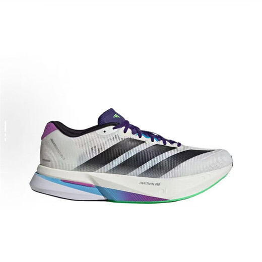Adidas men's running shoes 25 autumn and winter Adizero Boston 13 versatile, comfortable, non-slip, wear-resistant and shock-absorbing JS4938 JS4946/white and black 42.5