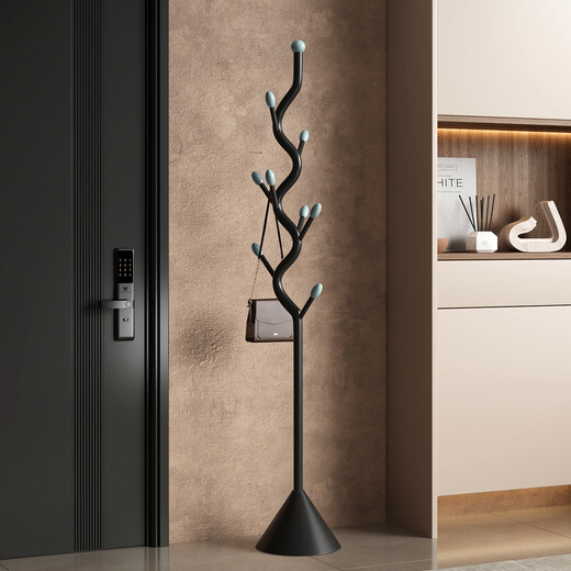 Orange Cream Style Floor-standing Coat Rack Bedroom Bedside Clothes Rack Storage Rack Simple Vertical Home Clothes Rack