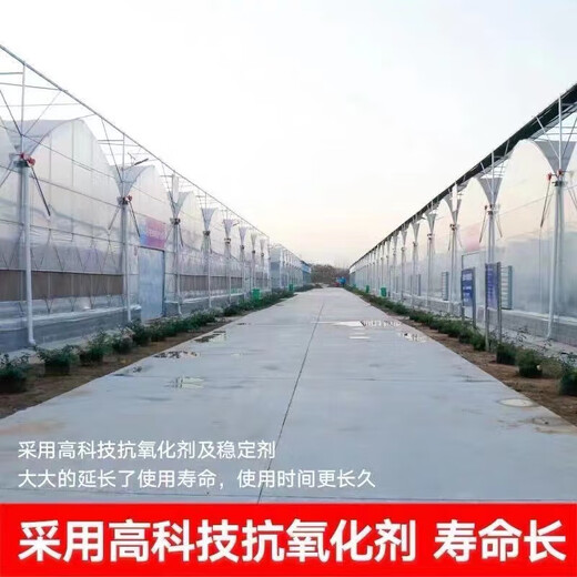 Yichen PO film, agricultural vegetable greenhouse film, drip-free film, blue transparent plastic cloth, thickened film, thermal insulation breeding film, 10s imported longevity film, white and transparent, not false, 2 meters wide, how many meters long, take a few pieces, send the whole picture