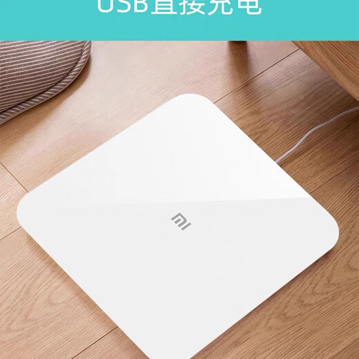 Xiaomi (MI) Mijia Weight Scale Home 2 Healthy Weight Loss Scale Accurate Human Body Electronic Scale USB Rechargeable Sub-scale Fat Scale Accurate Xiaomi Weight Scale 2 Rechargeable Model 26x26