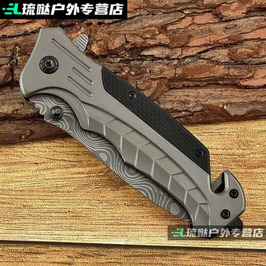 Dion Swiss sergeant's knife self-defense cold weapon knife sharp heavy-duty knife portable military special blade dark gray