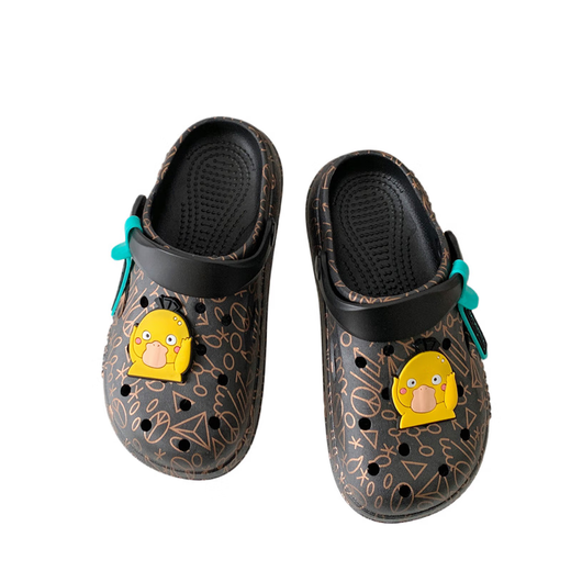 00012024 Summer Croc Shoes Couple New Beach Garden Shoes Outdoor Baotou Outerwear Casual Cross-border Sandals for Men and Women SpongeBob SquarePants 36-37 (one size smaller)