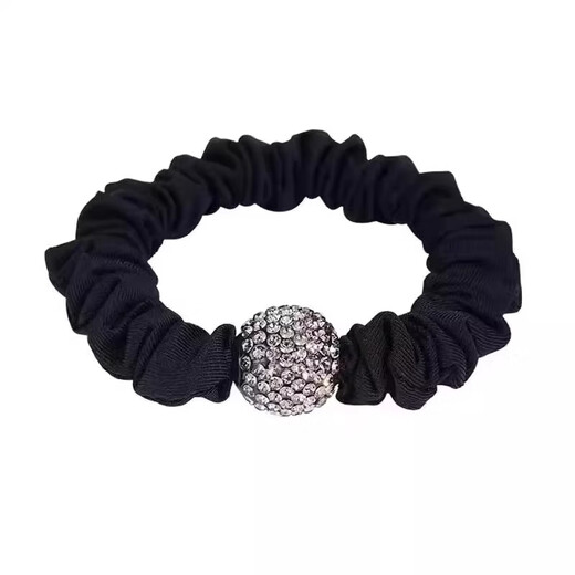 Hair tie rubber band new style rhinestone mesh headband for women simple temperament high-end organza hair tie organza sparkling diamond hair rope - mixed pack - 6 pieces