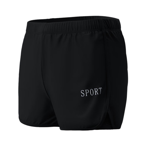 Men's swimming trunks for hot spring double-layer anti-embarrassment boxer 2025 new large size adult swimming trunks suit for men S003 corrugated + flat swimming goggles + silicone swimming cap + nose clip earplugs XL recommended 90--120 Jin Jin equals 0.5 kg