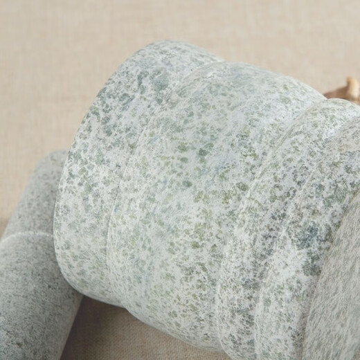 FANCYCHIC Extra Large Commercial Hotel Restaurant Pharmacy Garlic Mortar Natural Bluestone Mortar Grinding Manual Pounding Garlic Machine Pounding Jar 17 cm in diameter original stone stone mortar